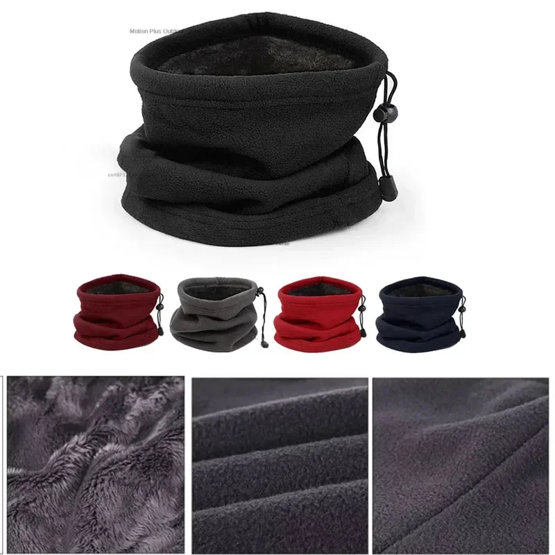 

Winter MotorcycleWarm Mask Men Women Fleece Neck Outdoor Warmer Windproof Scarf Camping Hiking Balaclava Cycling Face Mask