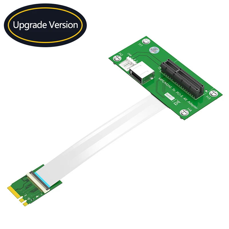 

Новый переходник M.2 Key A/E к PCI Express X4 + USB 2,0 порт переходник карточный адаптер с высокой скоростью шлейф 4-контактный источник питания для ПК