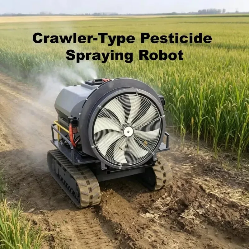 Tracked Spraying Robot 20HP Eco Remote Spraying Machine for Commercial Orchard