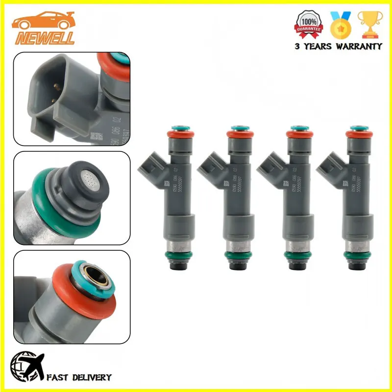 4/8pcs 8653608 55559397 297500-0590 Fuel Injector For SAAB 9-3 2.0L Turbo 2007-2011 For Volvo XC90 S80 4.4L V8 2005-2011 4G2216