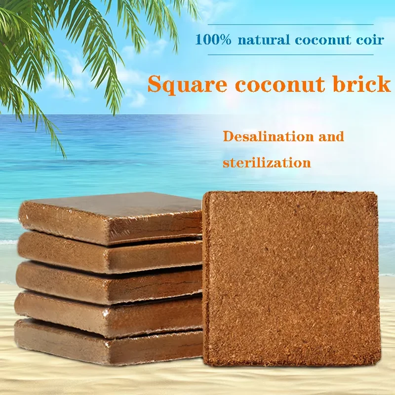 جوز الهند النقي المضغوط، كتل مغذيات التربة لزراعة الخضروات العصارية المتوسطة لخضروات الحديقة #1