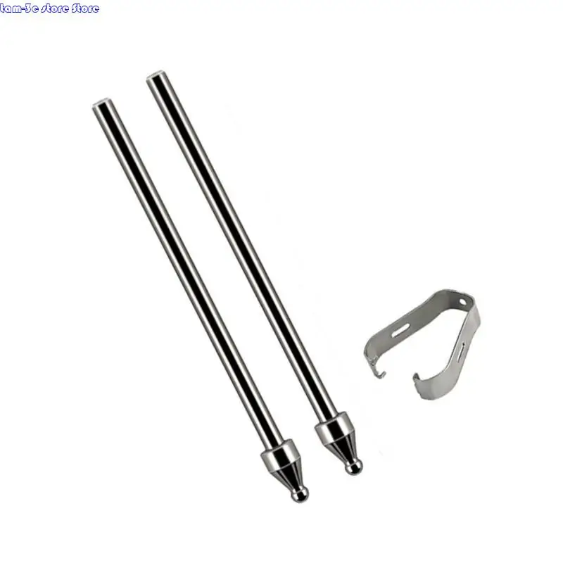 

D0UA Metal Fine Point Styluses Nibs with Clip For Tab S 7/8/9 Styluses Pencil Nibs