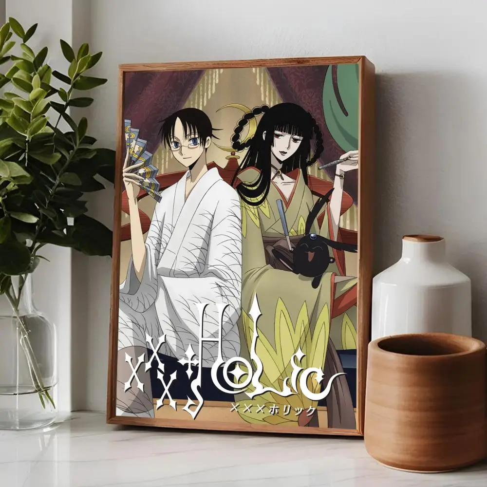 Anime Xxxholic Whitepaper Poster Fancy Wall Sticker for Living Room Bar Decoration Decor Art Wall Stickers