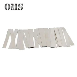 20pcs/pack 0.15/0.2mm Thick Pure Nickel Strip Sheet For Li-ion Battery Pack Welding 99.96% High Purity Nickel Strips Tabs