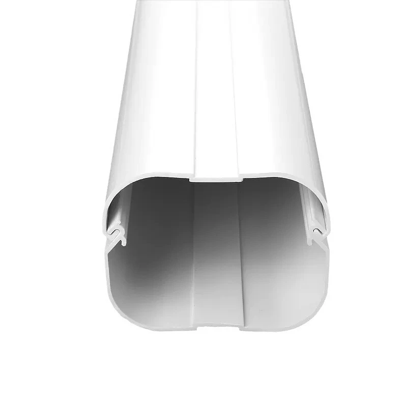 

Central air conditioner air conditioner decorative pipe slot shielding casing white PVC air conditioner pipe protection