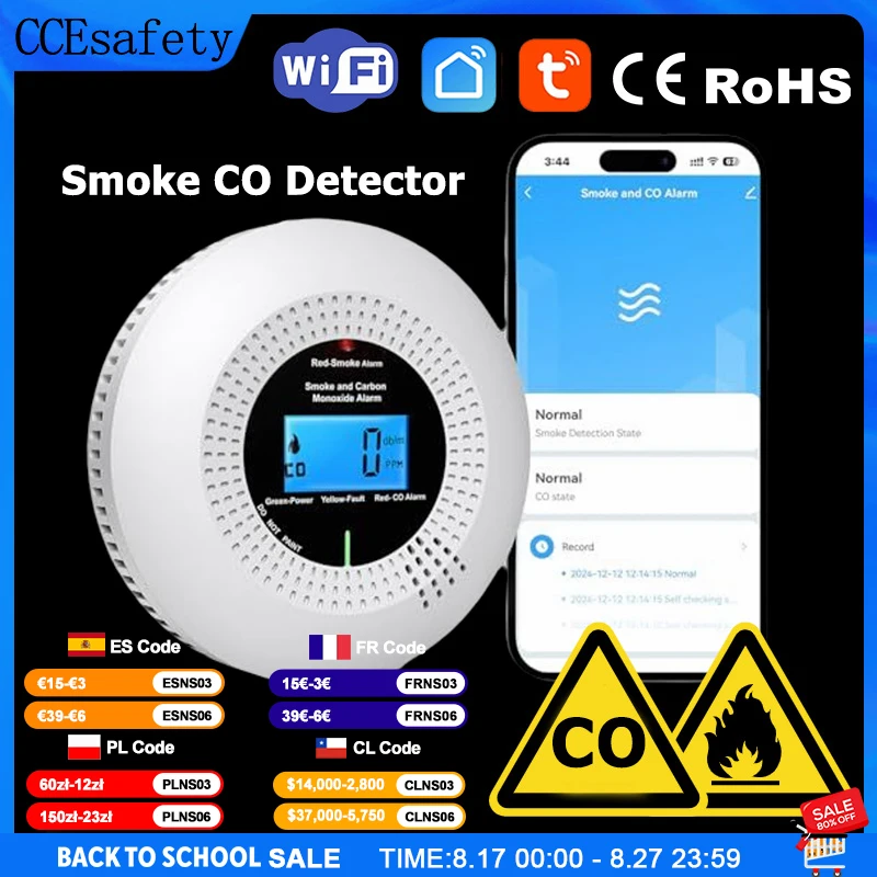 ccesafety-wifi-tuya-煙感知器-一酸化炭素検知器-煙co検知器-10年間センサー電池式-家庭用ボイラールーム暖炉用