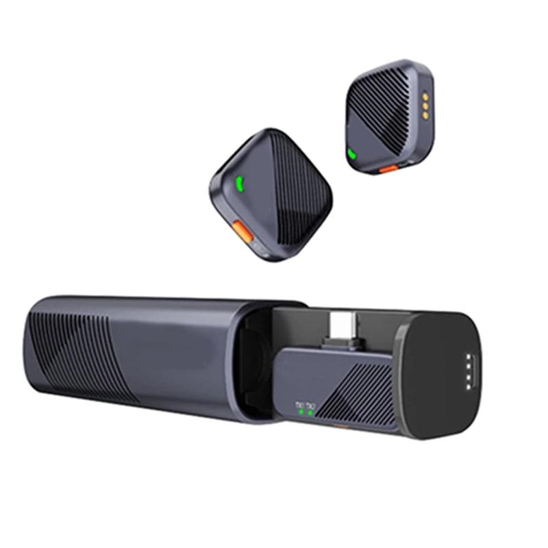 Mini Microphone Time Capsule conception 300M Transmission Stable pour le Streaming en direct Vlogg