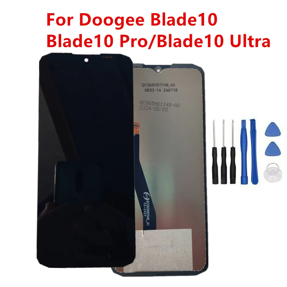 Original 6.56 Inch Digitizer for Doogee Blade 10 Cell Phone  LCD Display With Touch Screen Assembly For Blade 10 PRO ULTRA