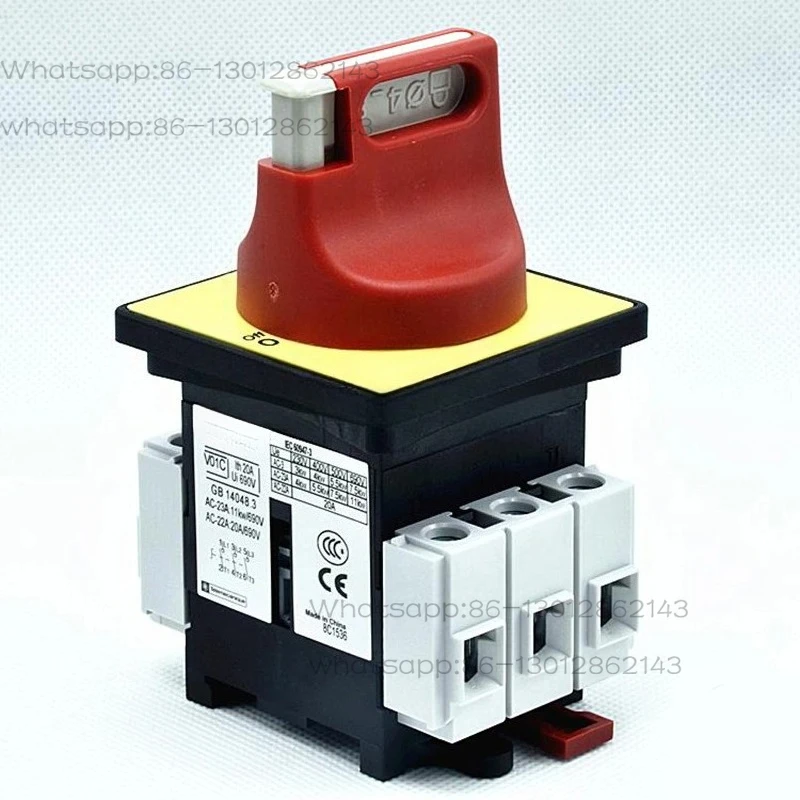 2026   1PCS  Commutateur de charge d'origine us.com ider Electric, V01C, V01C, KCF1PZC, 20A, 3P, panneau, nouveau