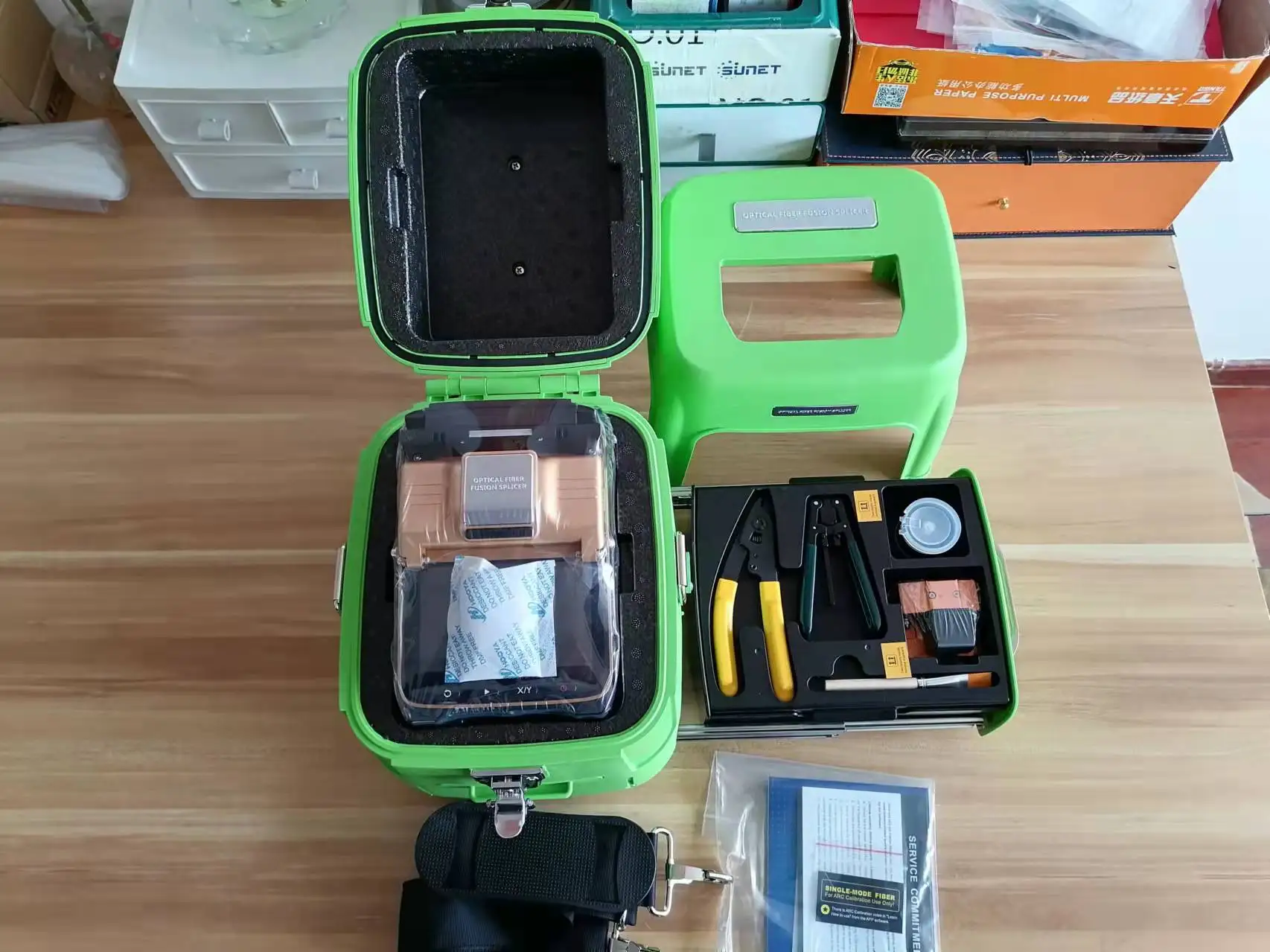 AI-8C Fusion Splicer Fiber Optical Fusion Spleißmaschine Schweißgeräte Splicer Ausrüstung Ftth AI8C