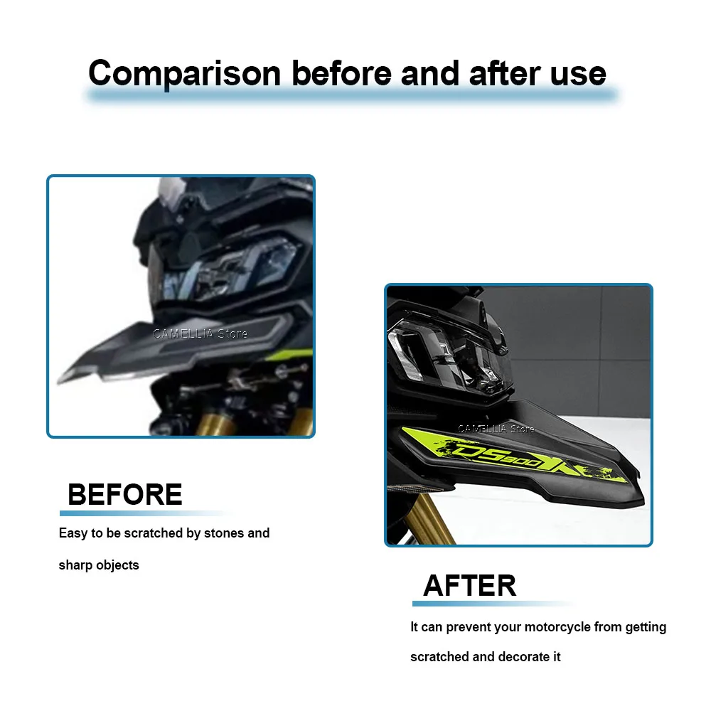 Motorcycle Sticker Set - New 3D 3D Epoxy Resin Waterproof New DS 900 X Motorcycle Protection Sticker for VOGE DS 900 X