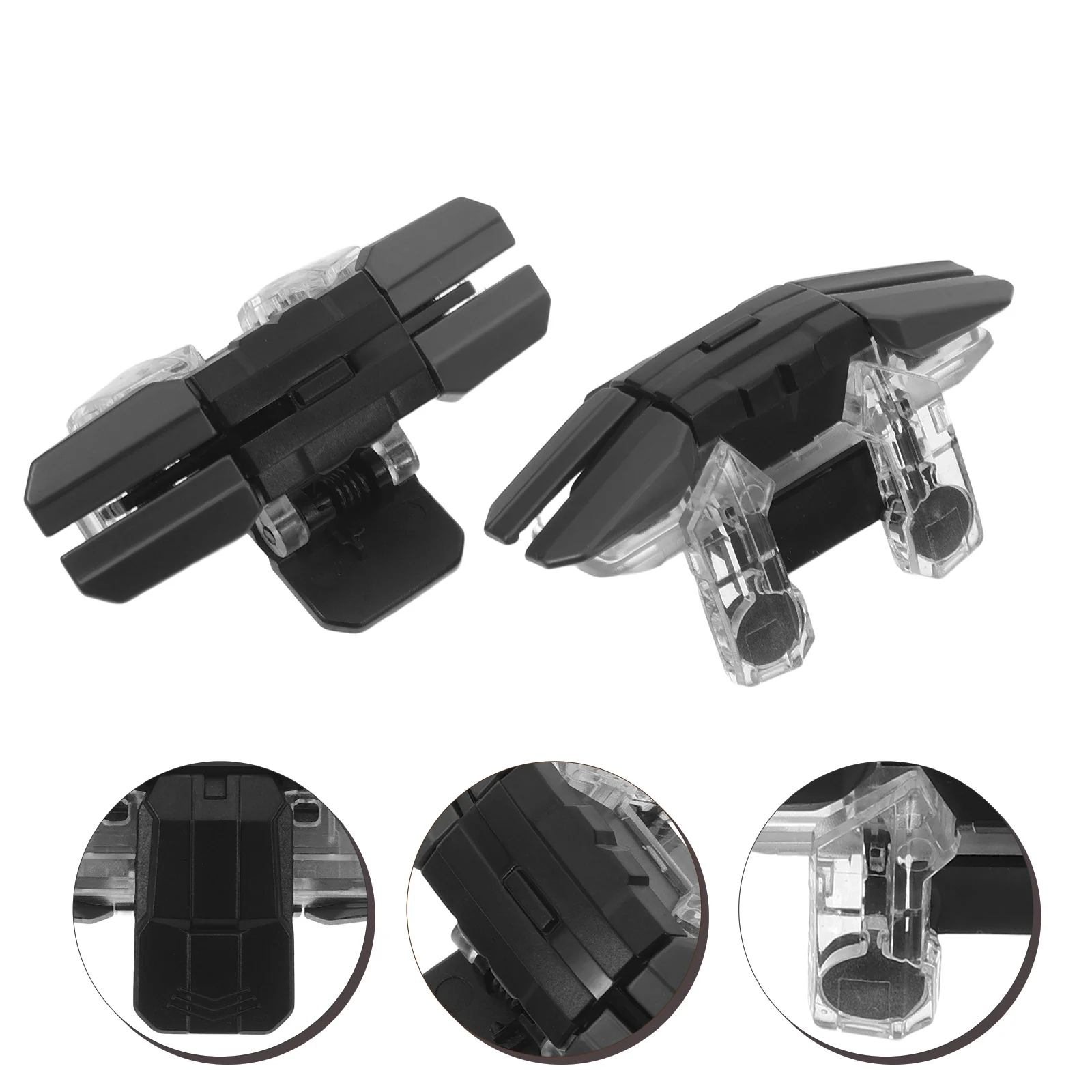 

2Pcs Mobile Game Triggers for Phones Tablets Ergonomic Design Button Enhanced Gaming Performance Universal