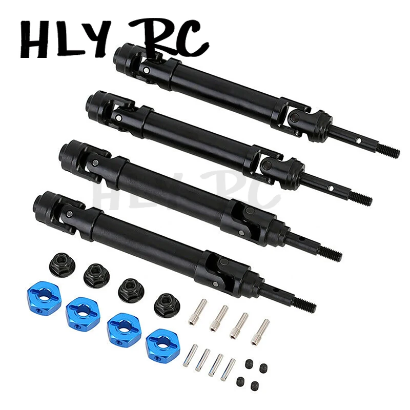 

4PCS Steel CVD Drive Shaft for Traxxas Slash Rustler Stampede 4x4 6851 6852 1/10 RC Car Replacement Tools Parts Accessories