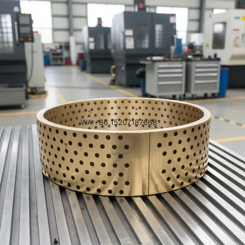 Wmwmnu for Haishan Large Ball Mill Main Bearing Copper Sleeve Bronze Bushings ZCuAl9Mn2 Material Manufacturer Providing
