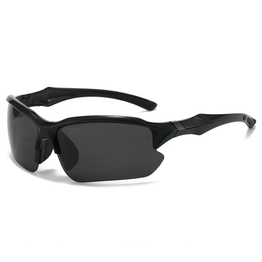 

Trendy Irregular Half Rimless Sunglasses Outdoor Sports Eyewear Cycling Uv400 Sun Glasses Classic Riding Glasses for Women Men