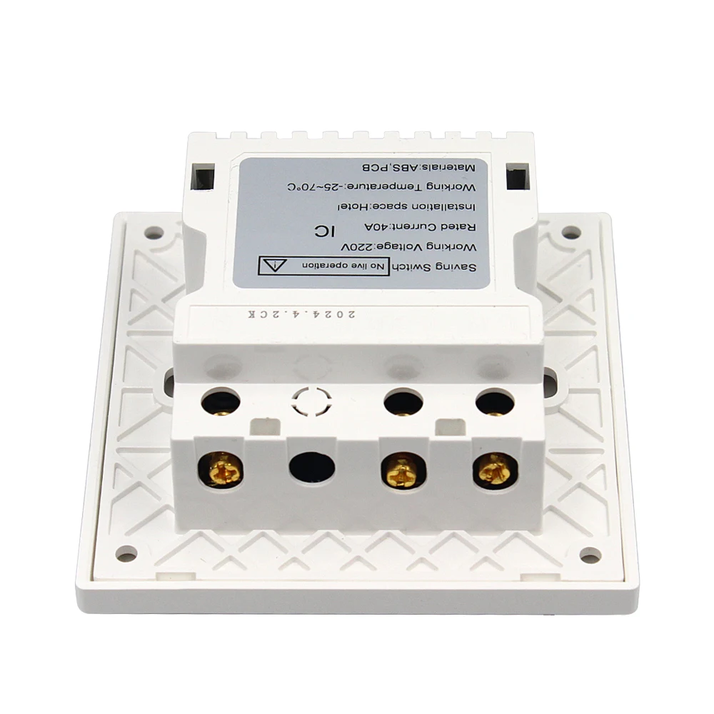 Wide Voltage Hotel Energy Saving Switch Low/High Frequency 125Khz/13.56MHz Support 110V/220V 40A M1/EM T5577 Card Power On-Off