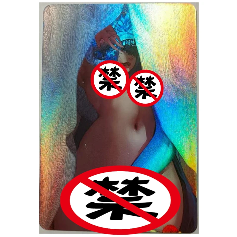 

1pcs/set DIY Hide Anime Card H Anime Opera Girl Series ACG Sexy Nude Card Toy Gift Game Homemade Anime Comic Collection Cards