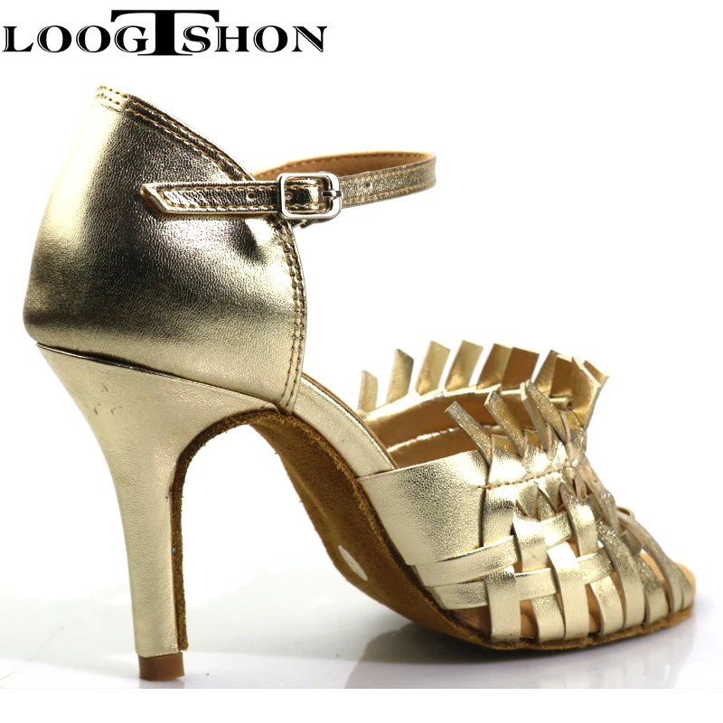 LOOGTSHON tango dance shoes woman latin shoes for women just dance gold dance shoes Shoes for dancing latin dance shoes