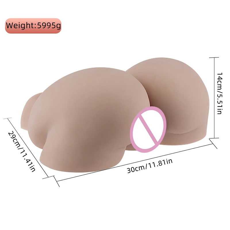 Masturbation Sextoy Ass Anal Sexy Butt Adult Sex Toys Real Vaginal Half Body Male Masturbate Vagina Anus Silicone Vagins for Men