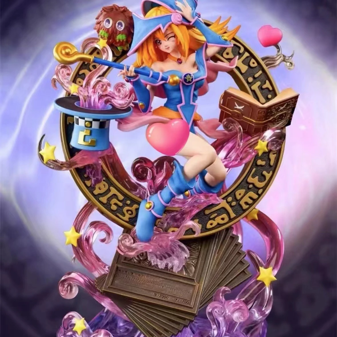 

Anime Attribute Duel Dark Magician Girl Tables Decors PVC Figure Model Toys Xmas Gift