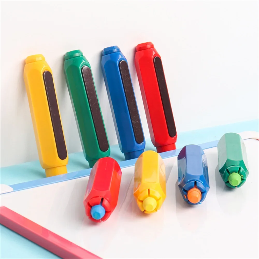 Color Dust-Free Chalk Holder Magnetic Not Dirty Hand Set School Teaching Office Supplies Plastic Chalk Clip Chalk Extender