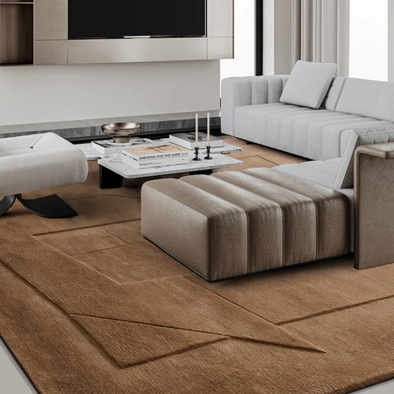 High-end living room carpet, bedroom dirt-resistant and easy to take care of, household coffee table blanket, bedside blanket