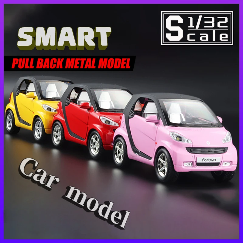 

SMART Miniature Metal Toy 1/32 Scale Diecasts Cars Trucks Models Kids Toys for Boys Children Car Hobbies Collection