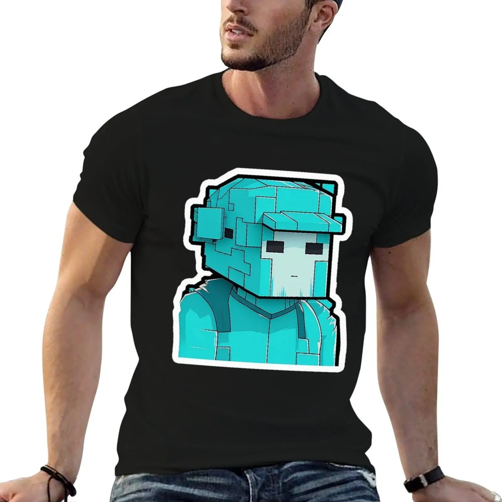 craftee gaming skin T-Shirt topping graphic t shirt vintage heavyweight t shirts for men
