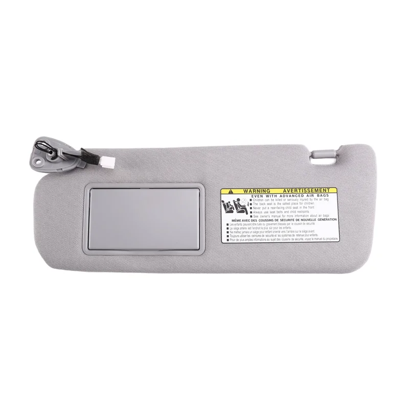 

For Hyundai SONATA 2006-2010 1SET Sun Visor Car Interior Gray Cloth Replacement- Part Numbers 852013K010QS 852023K000QS Left