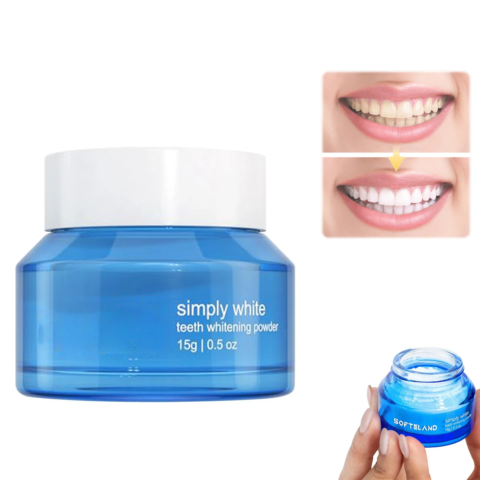 

15g Teeth Whitening Powder To Remove Stains No Sensitivity Enamel Safe Toothpaste Whitening Powder Teeth Whitening Powder