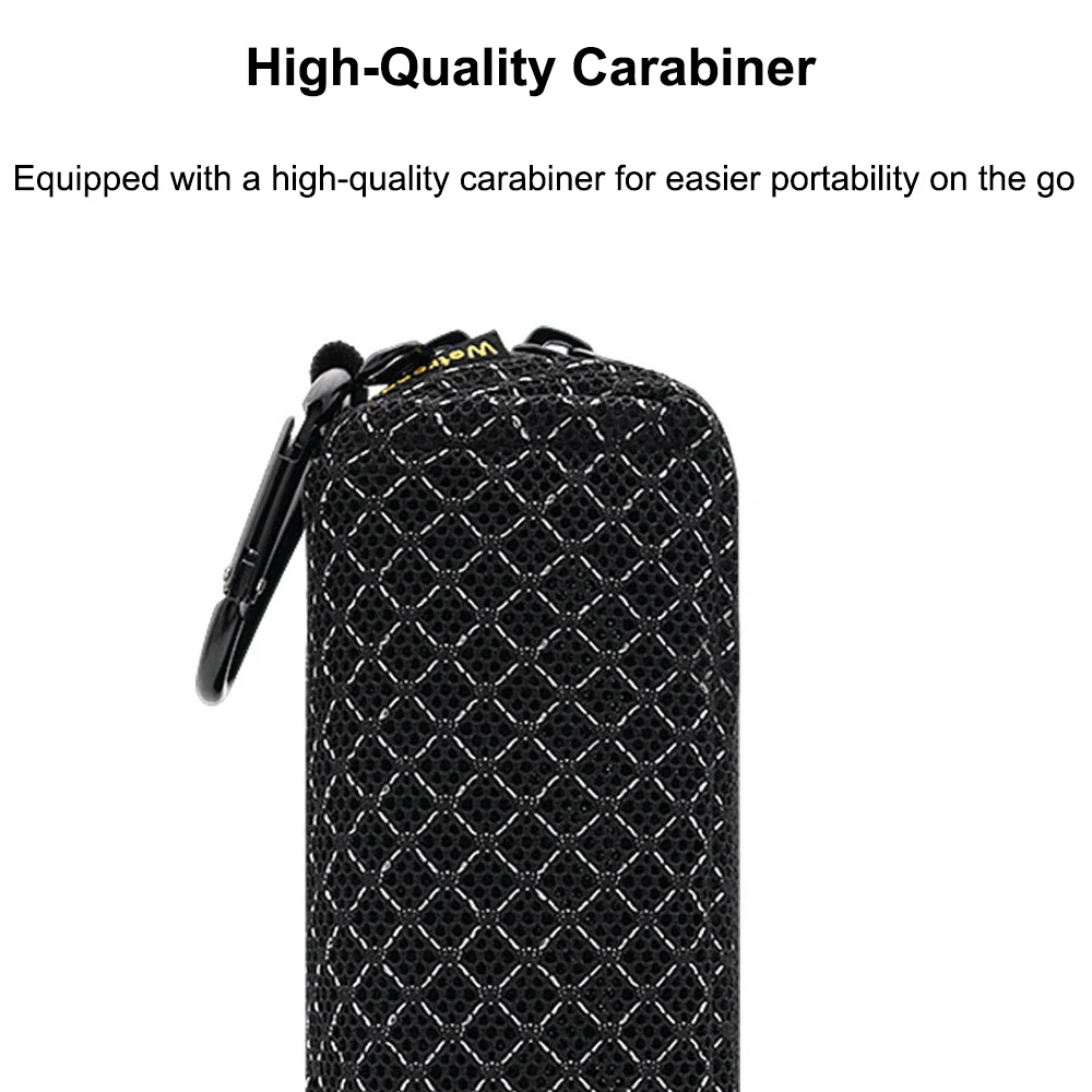 Carrying Case for Xiaomi PB1165MI Power Bank 10000mAh 165W with Carabiner Breathable Fabric Dual Zipper Portable Pouch