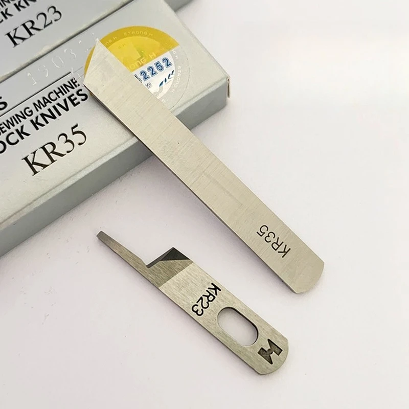 Lâminas para máquina overlock Silverline 747 |   Conjunto de facas KR23 KR35 para surlocker Kyangsinn Pegasus |   Cortadores superiores e inferiores