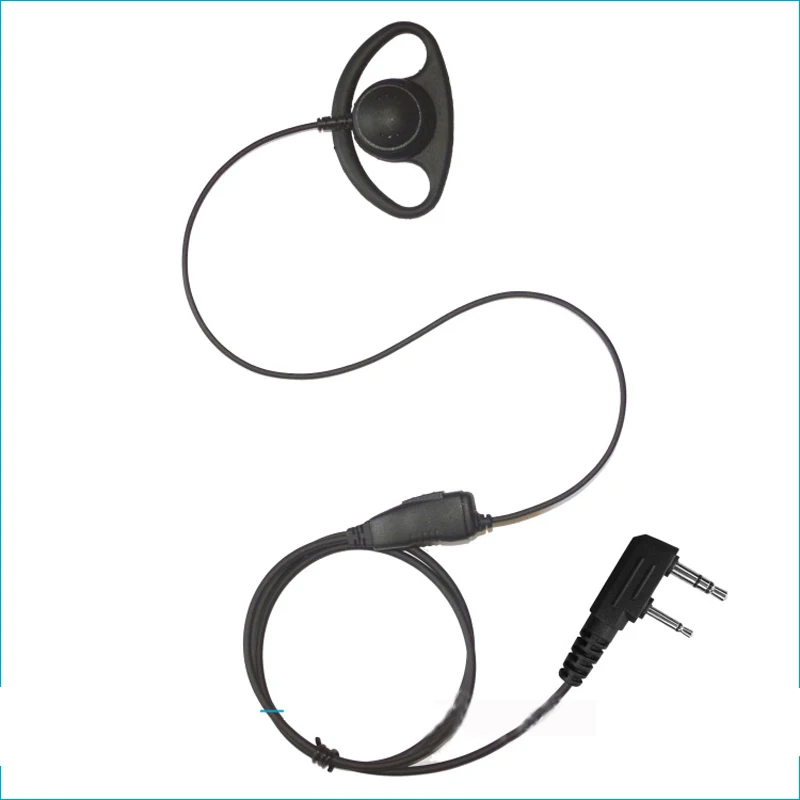 5x KHS-27 D Ring Headset Earpiece For Kenwood TK-U100D TK2312 TK2402 TK3178 TK3402 TK3312 NX220 NX320 TK3230 Radio Walkie Talkie