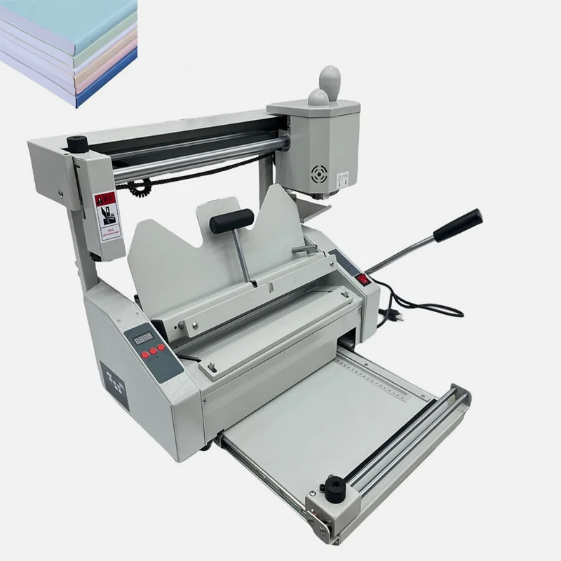 

Glue Binding Machine Manual Melt Glue Book Binder With Indentation Function Desktop Thermal Binding Unit 110V
