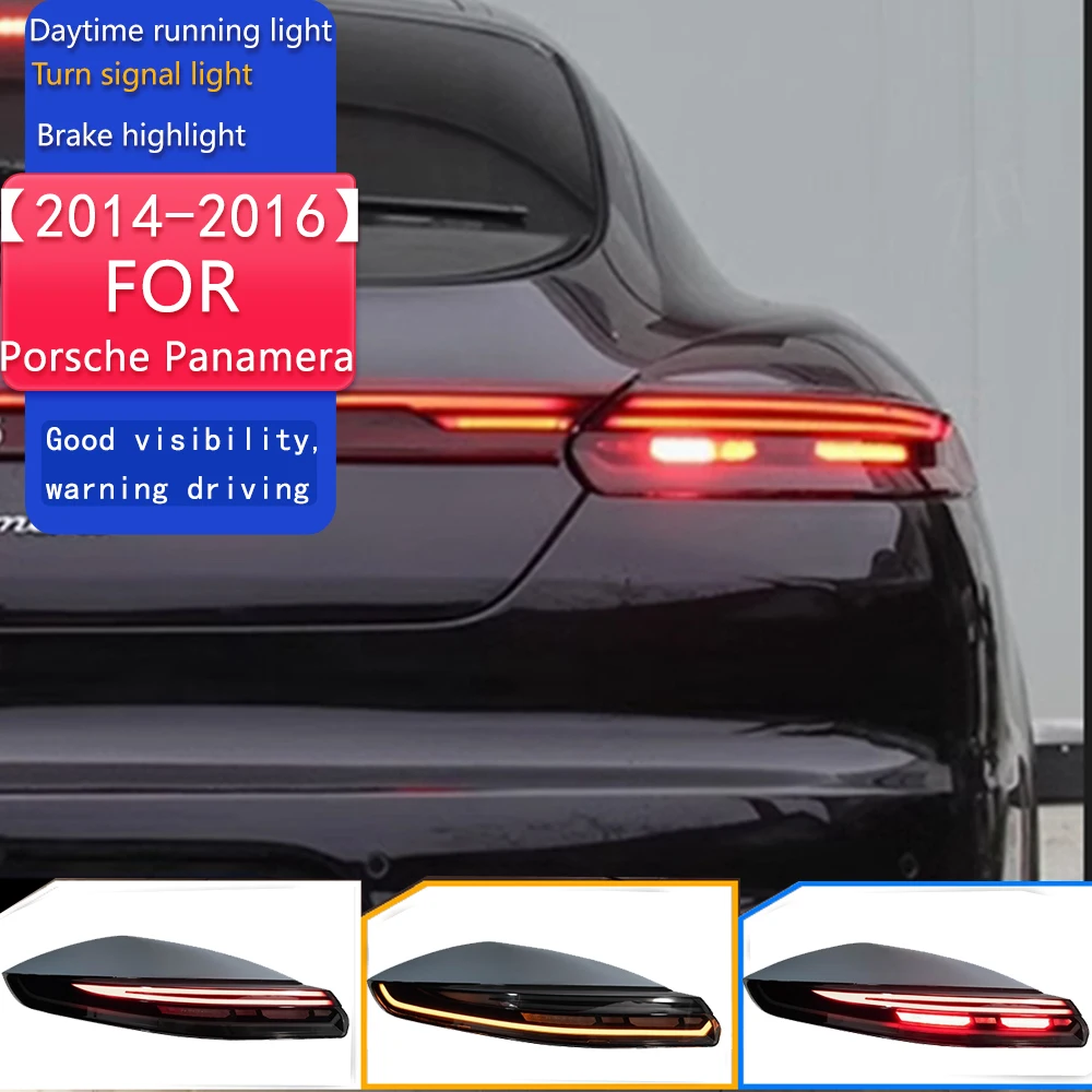 

Car Styling for Porsche Panamera 970.2 LED Tail Light 2014 2015 2016 Panamera Rear Fog Brake Turn Signal Auto Accessories