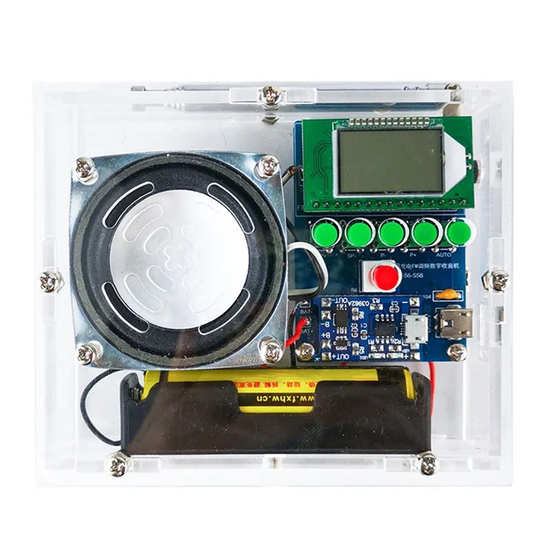 ABNG FM-радиоприемник, электронный сварочный комплект, ЖК-дисплей, DIY электронный для самостоятельной сборки и пайки, запасные части C-