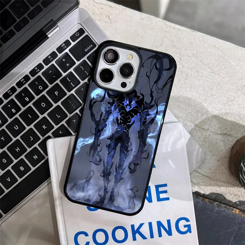 Anime Solo Leveling Phone Case Strong Magnetic For IPhone 15 14 13 Pro Max 11 12 Mini Alex Mirror For Magsafe