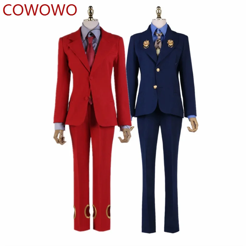 

COWOWO HIGH CARD Leo Constantine Pinochle Chris Redgrave Cosplay Costume Cos Game Uniform Hallowen Play Role Clothing