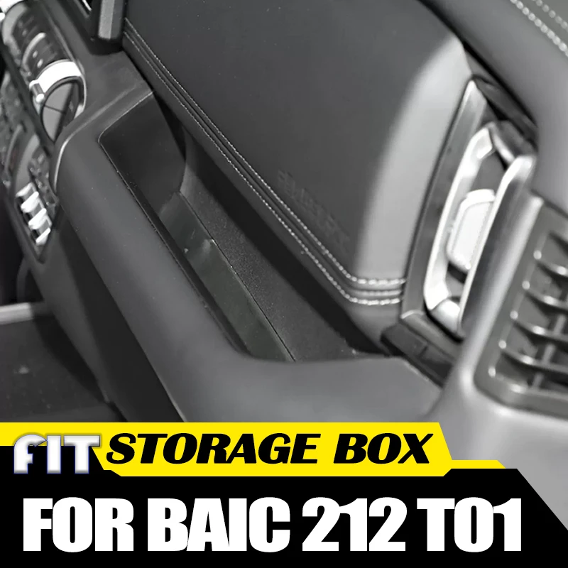 

Автомобильный пассажирский подлокотник, ящик для хранения, подходит для BAIC 212 T01 2024 2025, модифицированный автоматический ящик для хранения, аксессуары для салона автомобиля