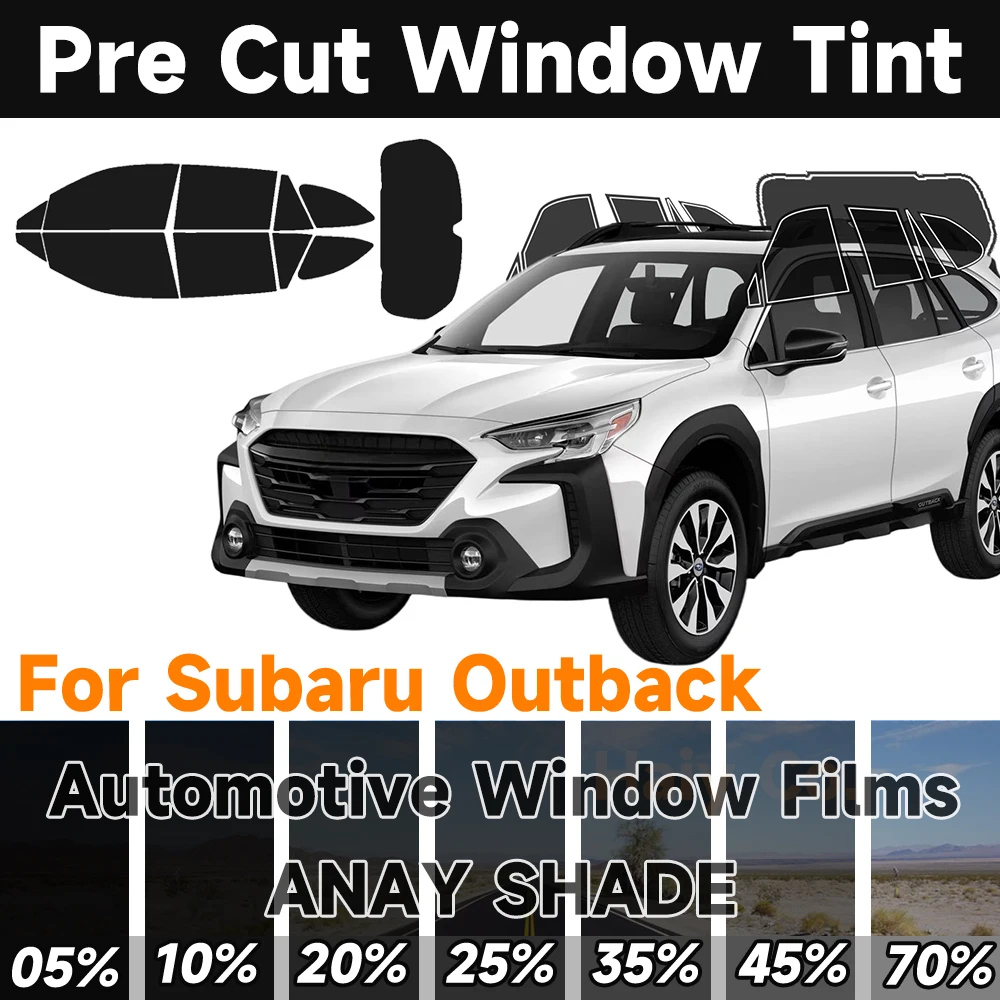 Window Tint Car for Subaru Outback 2000-2025 Precut Auto Sun Uv Blocking Heat 2Ply Window Protection Privacy Film Shade Kit