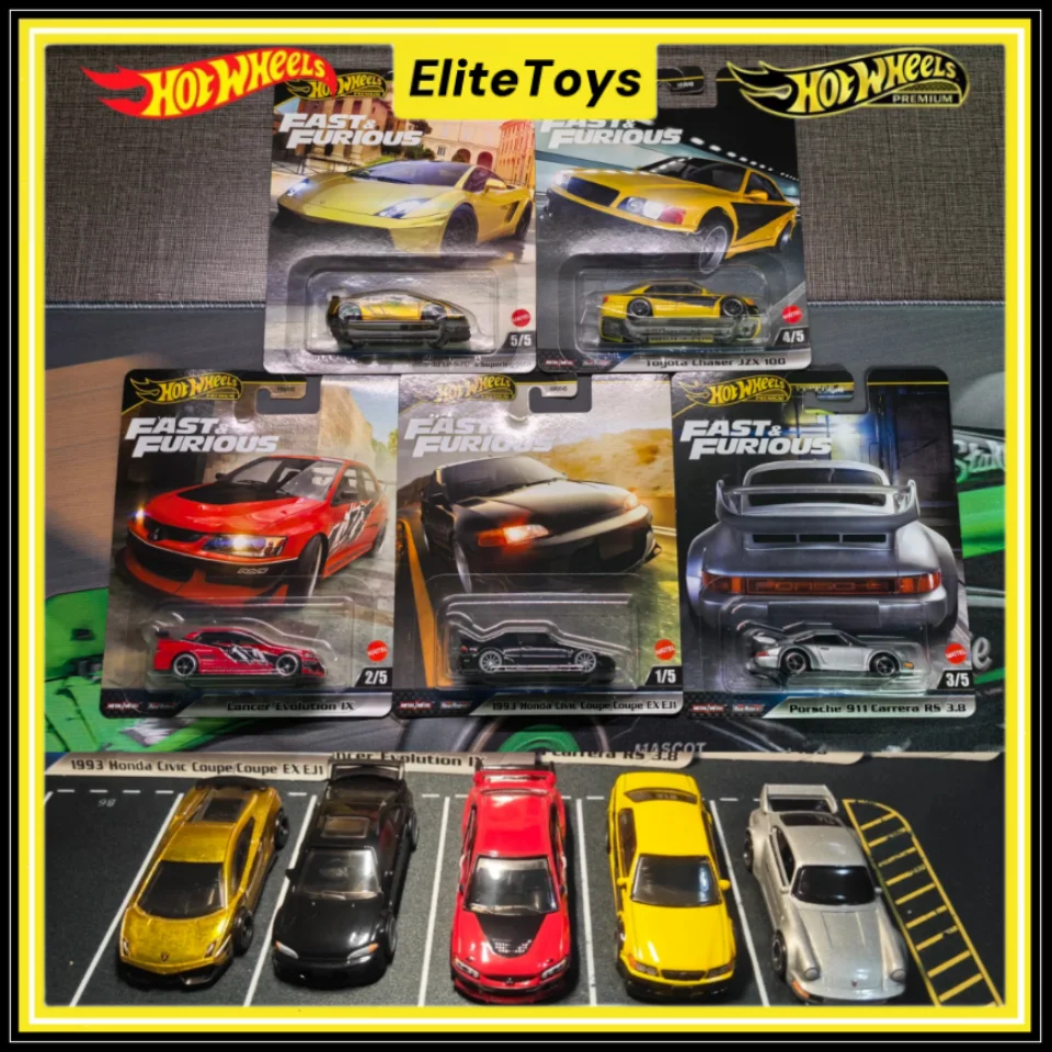 

2025 НОВЫЙ Hot Wheels Premium Toyota Porsche 911 Lamborghini, масштаб 1:64, литая под давлением модель автомобиля, коллекционные игрушки из сплава, подарок для мальчиков
