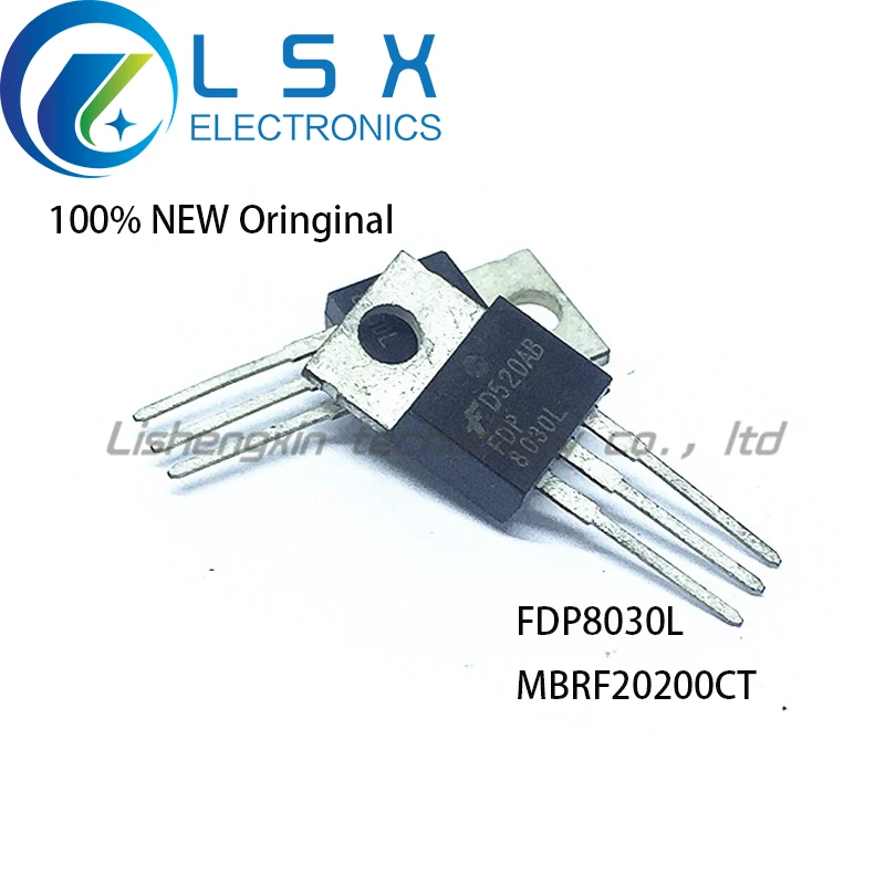 New/10pcs FDP8030L MBRF20200CT TO220 Original On stock