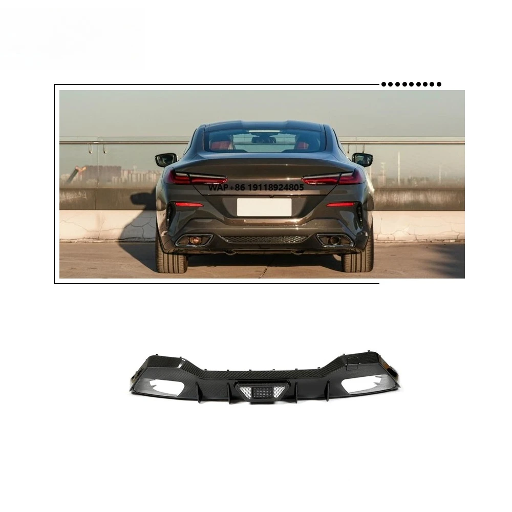 

Dry Carbon Fiber G14 G15 Rear Diffuser for B-MW 8 Series M850i X Drive M-Sport 2D 2018-2022