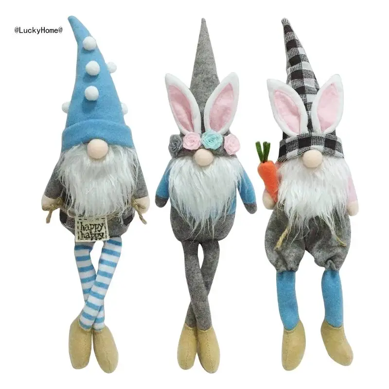 Easter Rabbit Faceless Gnomes for Doll Festival Party Decoration Gift for Childr 11UA