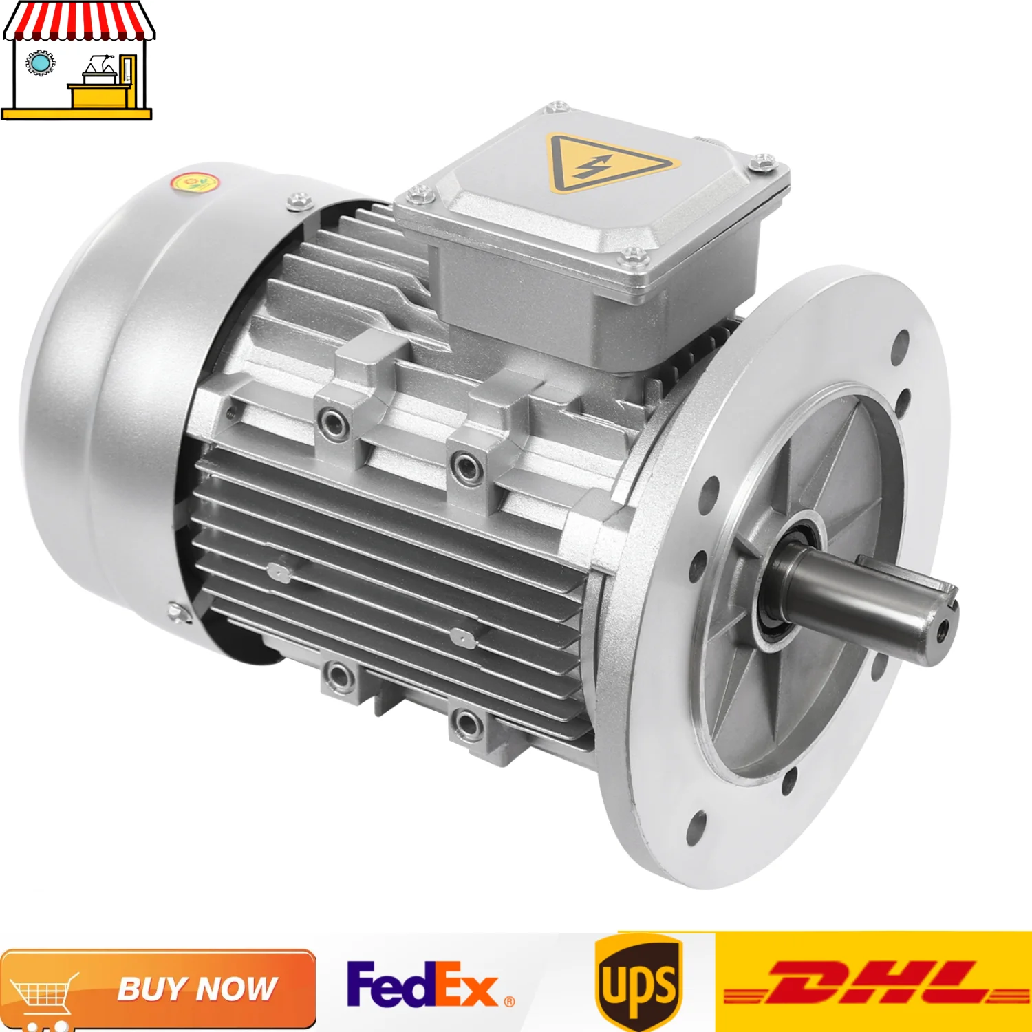 Motore asincrono trifase da 24 mm |   Motore elettrico da 1,5KW MS90S-2 |   Motore continuo S1 |   230/400 V