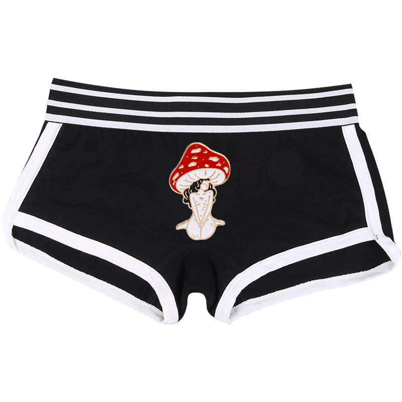 

Cartoon Mushroom Girls Sexy Underwear for Women Funny Home Panties for Girls New Fashion Cotton Underwear Comfortable Shorts