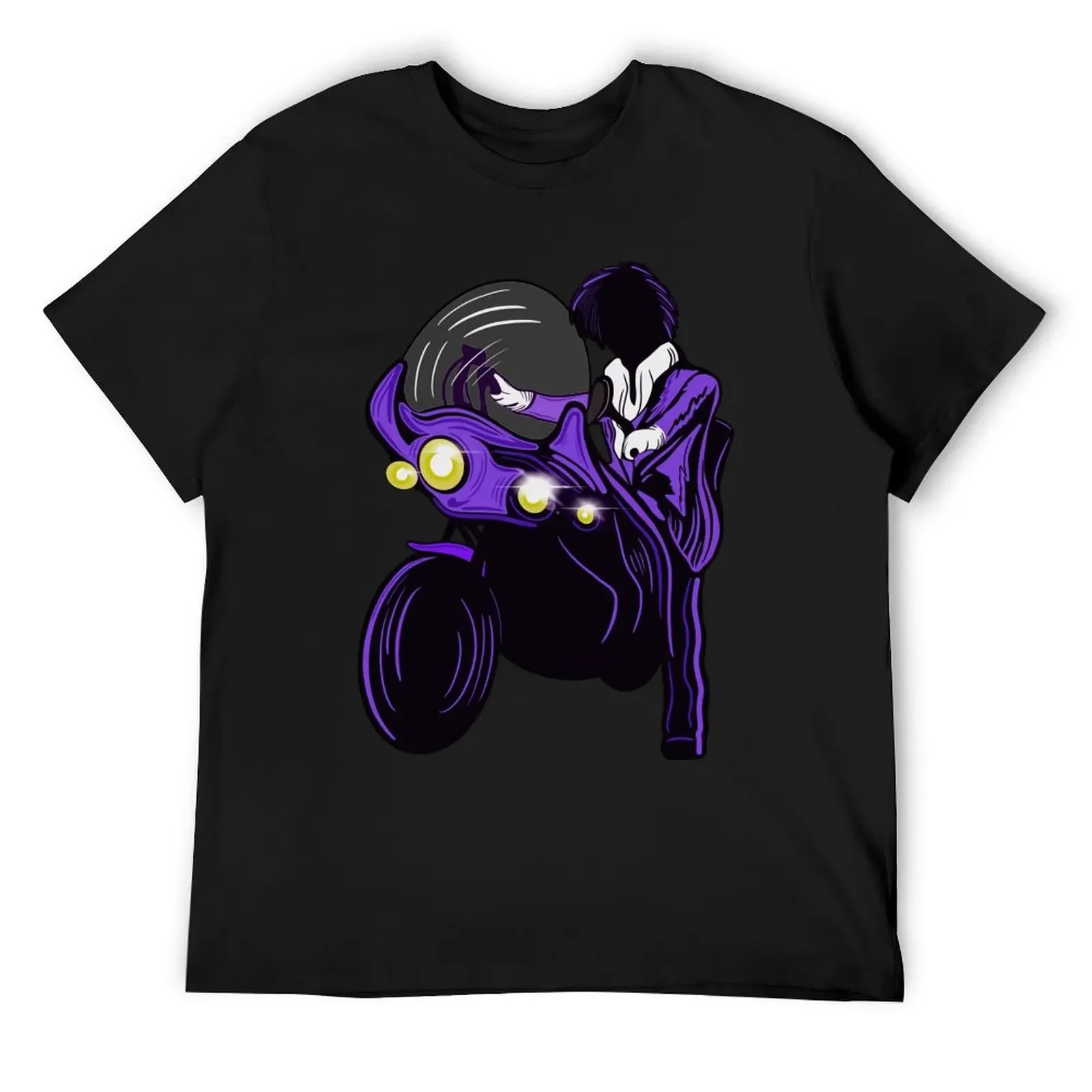 

Prince Music Motorbike Album Cover Purple T-Shirt sublime blanks graphic t shirts T-shirt men
