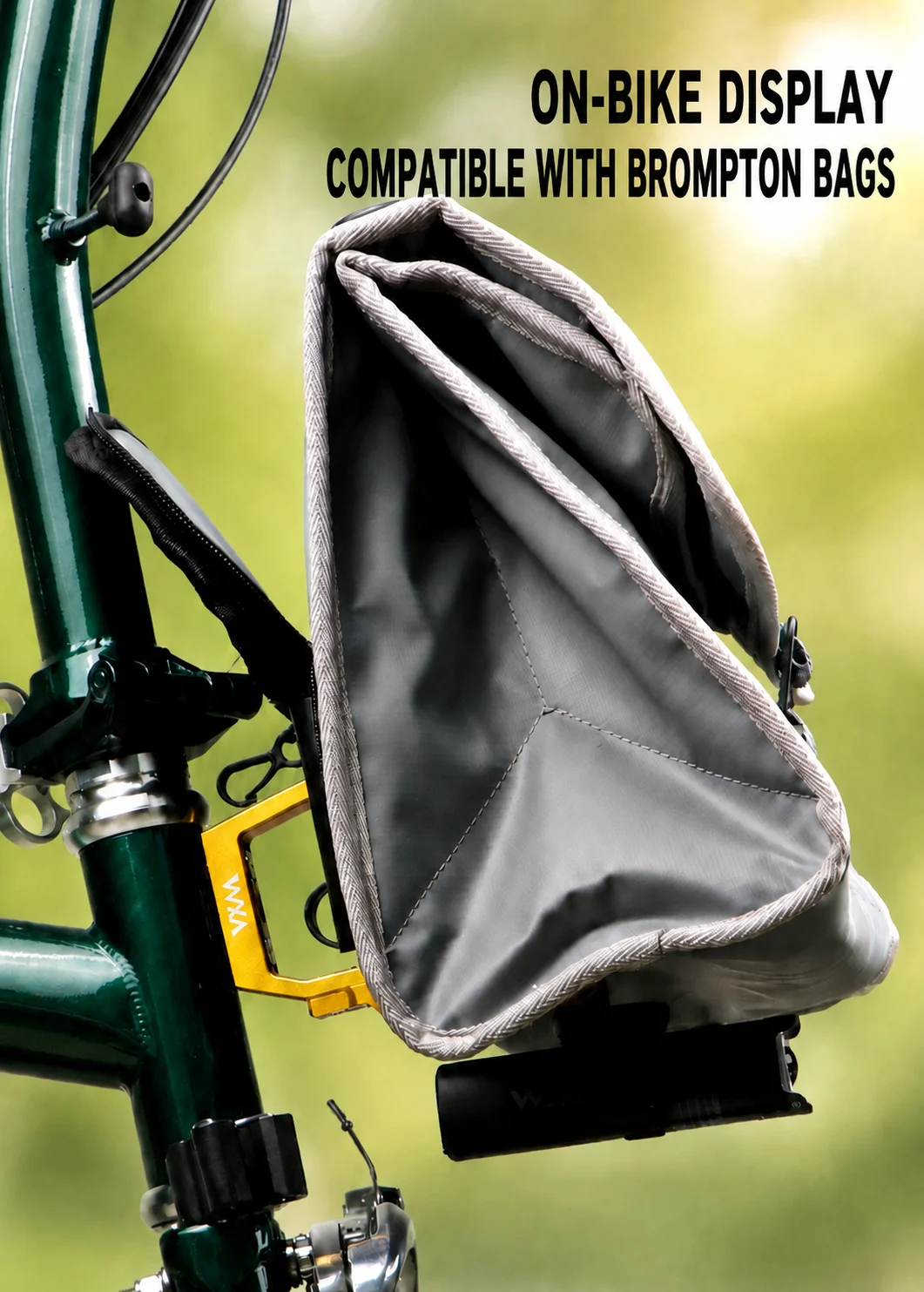 VXM Faltbares Fahrrad, Schweinsnase-Frontablage, Rhinoceros-Tasche, CNC, geeignet für kleine Kleidungsstücke und große Reihen, P8 Java Neo – Detail 6