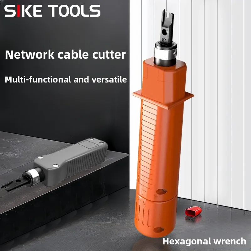 Multifunction Network Cable Impact Terminal Tool for RJ45 Ethernet & Telephone Keystone Jack Patch Panel Wiring