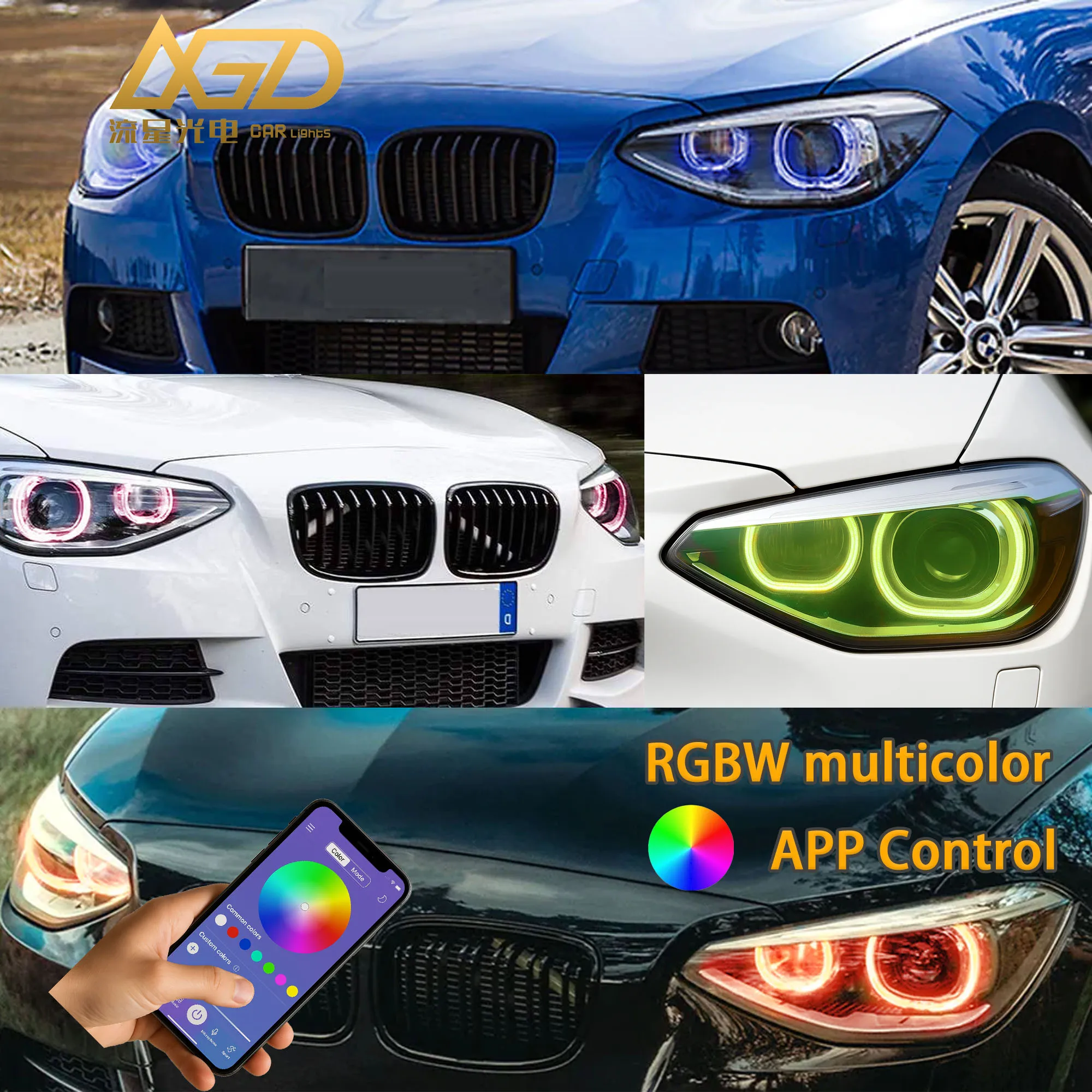 For BMW 1 Series F20 F21 118I 120I 125I M140I (LCI) 2011 2012-2014 RGB DRL LED Modules 63117296905 7296905